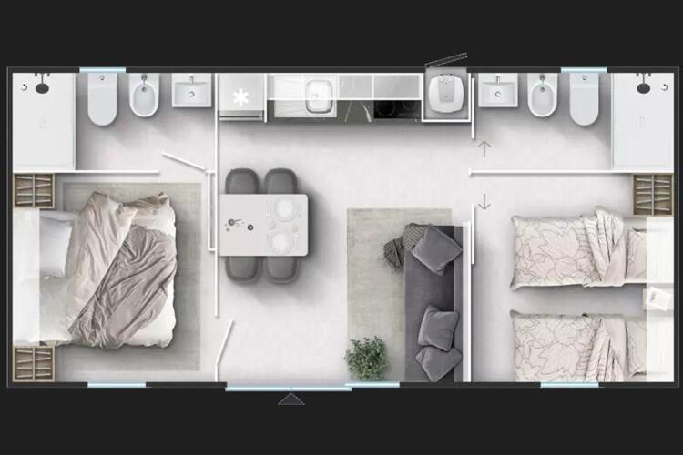 Premium Mobile Home In Novalja Kültér fotó